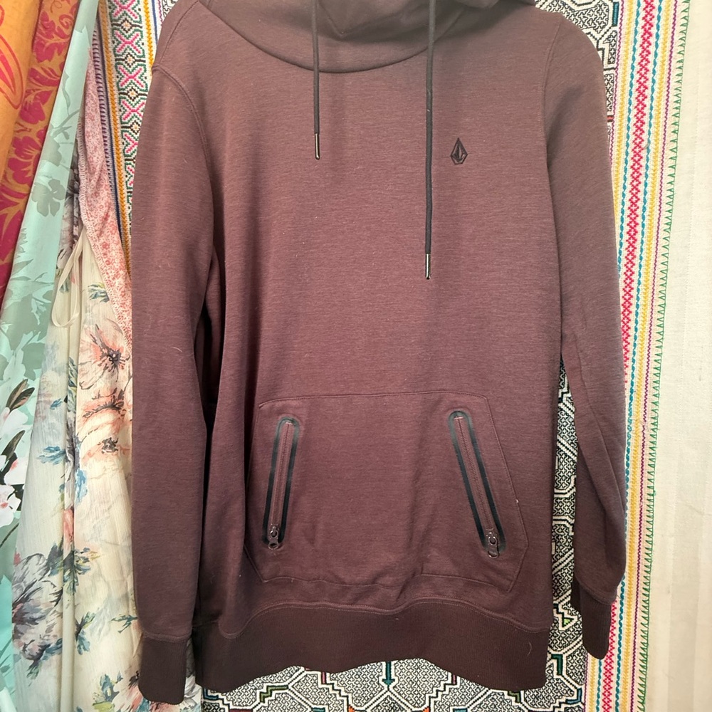 Volcom Brown Hoodie Sweatshirt